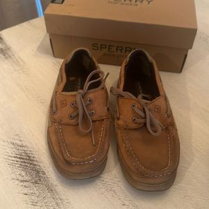 Sperry Boys, Tan, Boat Shoes